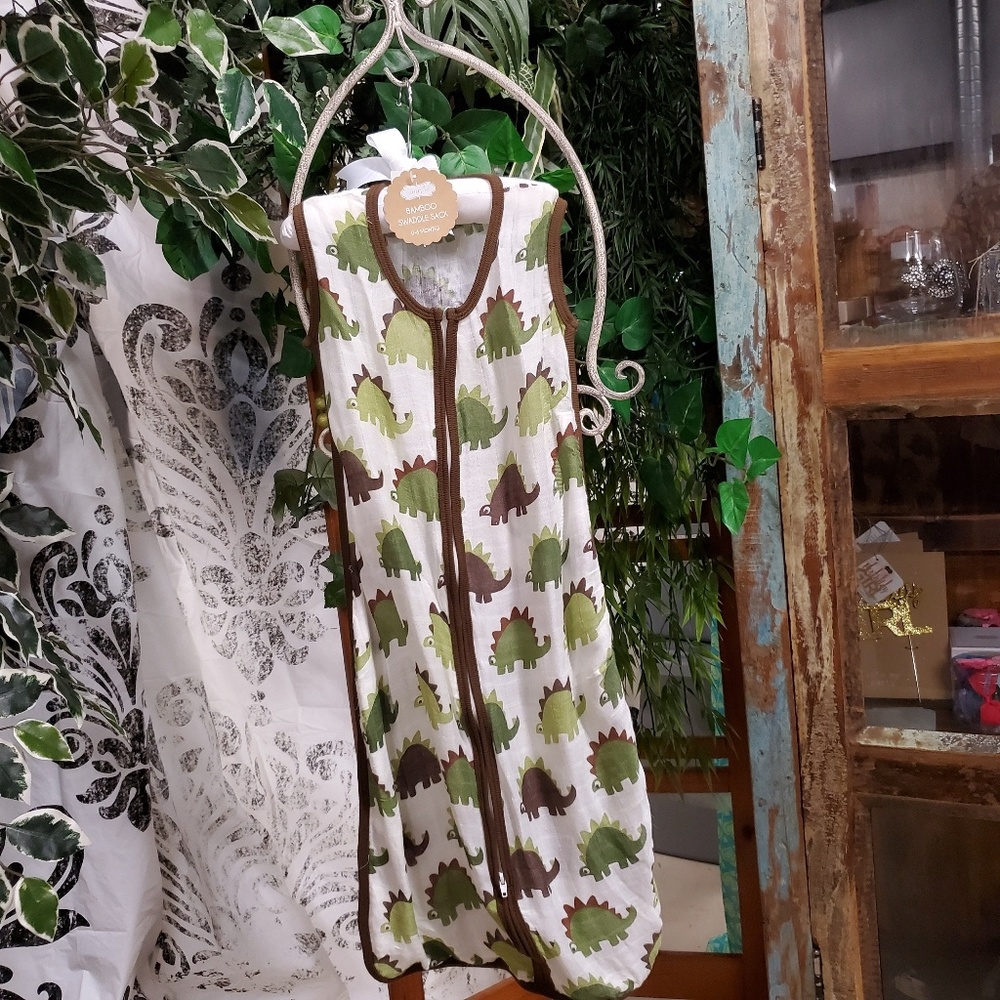 Bamboo Dino Swaddle Sack - Picture 2 of 2